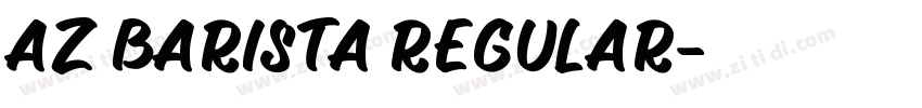 AZ Barista Regular字体转换